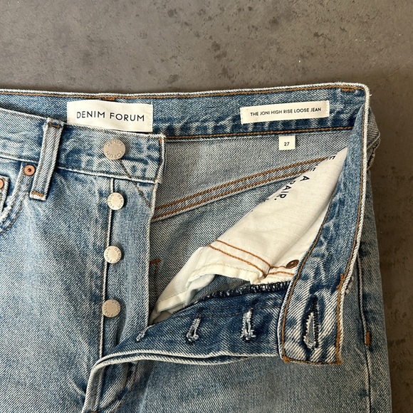 Denim Forum Joni high-rise loose Jeans - Picture 3 of 4